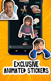 Moving babies Stickers - Animated stickers tafoukt 1.0 APK screenshots 4
