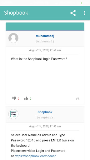 Shopbook Tutorial Screen 2
