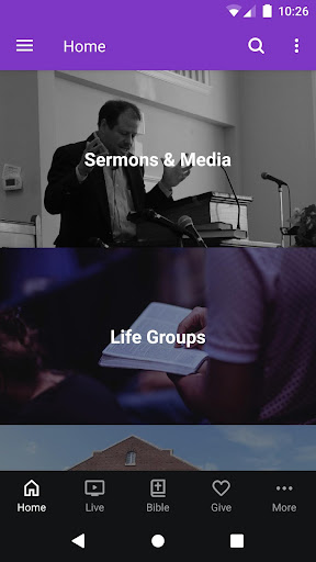 Android application First Baptist Cramerton screenshort