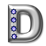 Bling-bling D-monogram icon