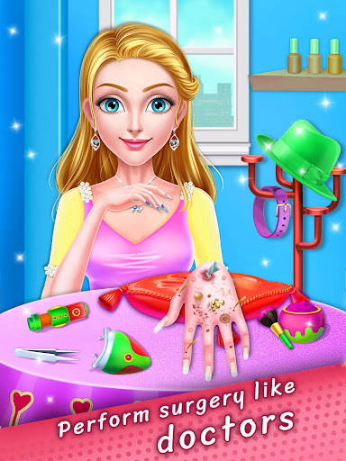 Android application Hand Skin Doctor Game screenshort