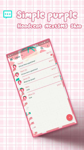 Screenshot of Strawberry diary Next SMS