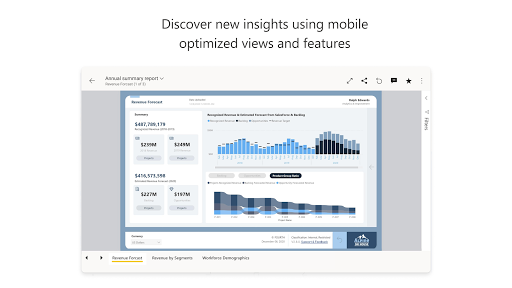 Microsoft Power BIu2013Business data analytics apktram screenshots 12