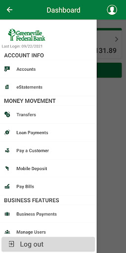 Greeneville Federal Bank Biz Screen 2