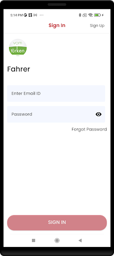 Fahrer Screen 2