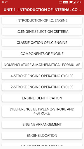Internal Combustion Engine Screen 2