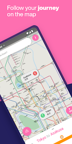 Imágen 4 Tokyo Metro Subway Map & Route android