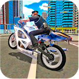 Police Bike Crime Chase Sim icon