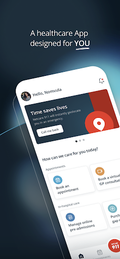 Android application Netcare screenshort