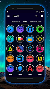 Extreme - Icon Pack Captura de tela
