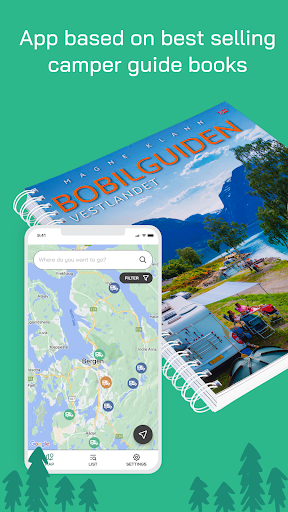 Android application Camperstop Norway screenshort