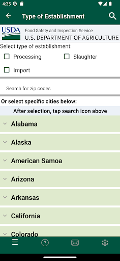 USDA MPI Directory Screen 2