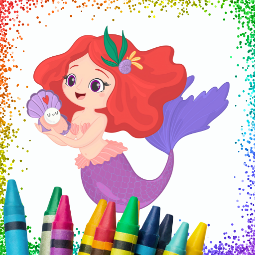 Mermaid Coloring Book Glitter Download on Windows