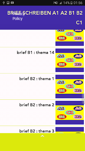 BRIEF SCHREIBEN A1 A2 B1 B2 C1