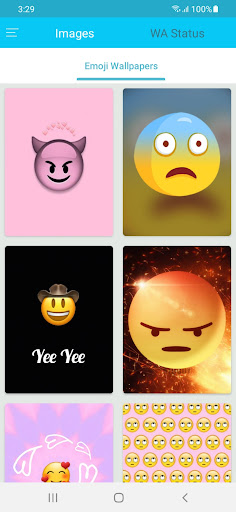 Android application Emoji Wallpaper screenshort