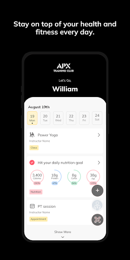 APX Training Club ekran görüntüsü