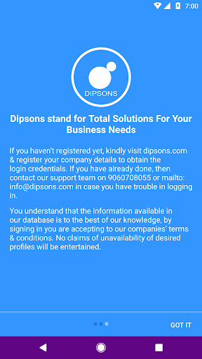 Dipsons HRMS Screen 3