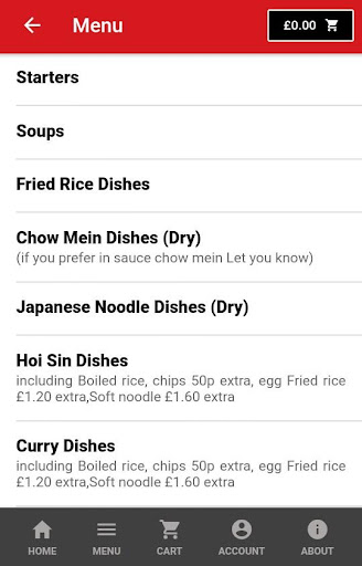 Dragon Inn Takeaway Screen 2