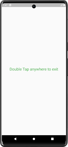 Android application Clean Screen screenshort