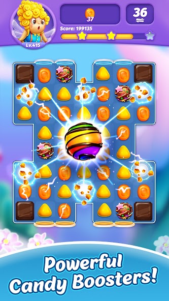Candy Charming - 2019 Match 3 Puzzle Free Games 25.5.3051 APK + Mod (Unlimited money) إلى عن على ذكري المظهر