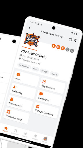 Champions Events Screen 2