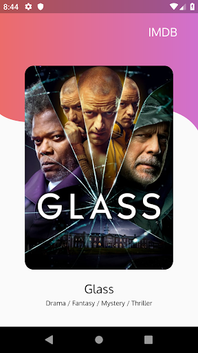 Android application Filme screenshort