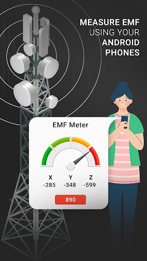 Android application Phone EMF Detector screenshort