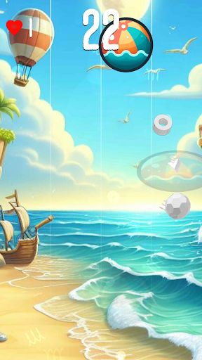 Android application Beachballs and Sunny Summer screenshort
