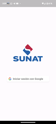 Android application Validación de Comprobantes screenshort