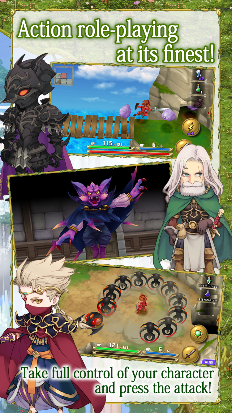 Android application Adventures of Mana screenshort