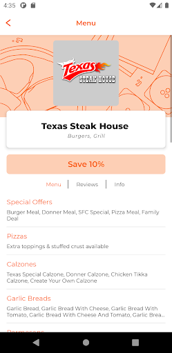 Texas Steak House Screen 2