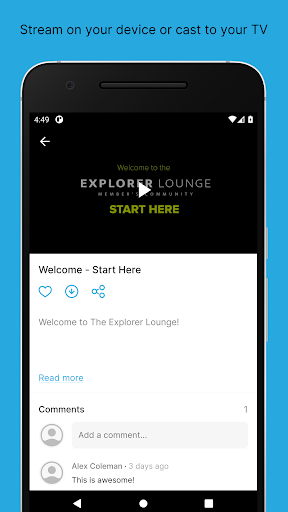 Explorer Lounge Screen 3