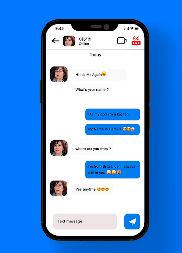 Android application 이선희 Lee Sun Hee Fake Call screenshort