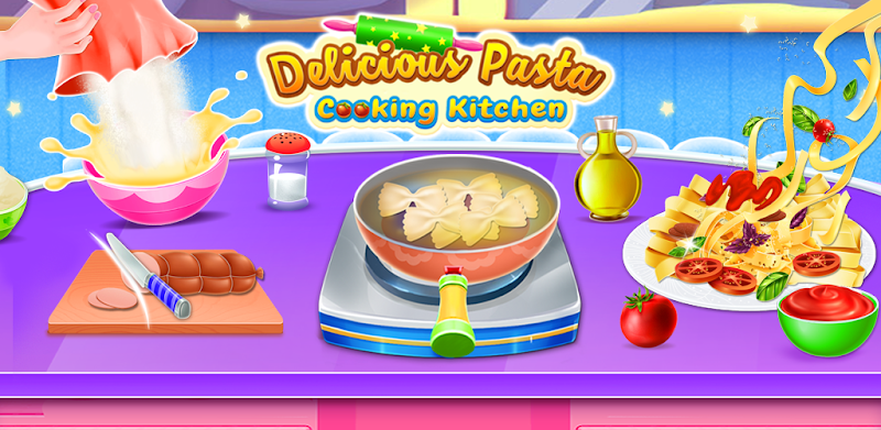 Make Pasta Cooking Girls Games