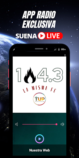 Android application La misma fe 104.3 screenshort