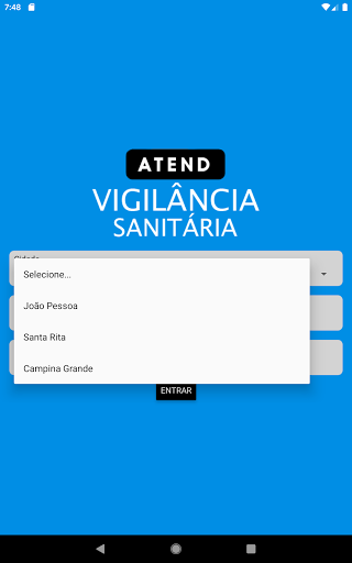Atend Vigilância Sanitária Screen 2