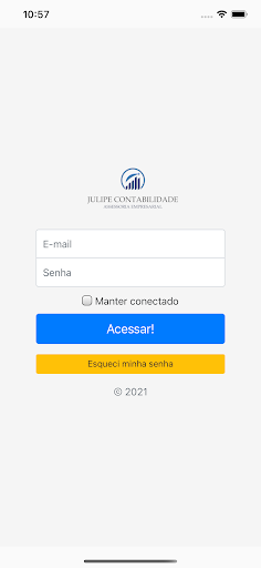 Android application Julipe Contabilidade screenshort