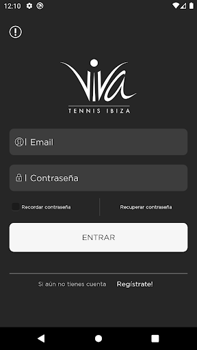 Android application Viva Tennis Ibiza screenshort