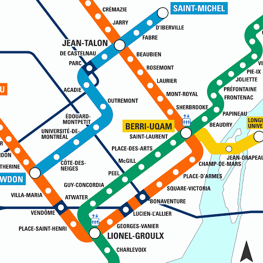 Montreal Metro Map (Offline)  Icon