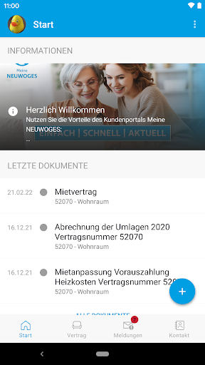 Android application Meine NEUWOGES screenshort