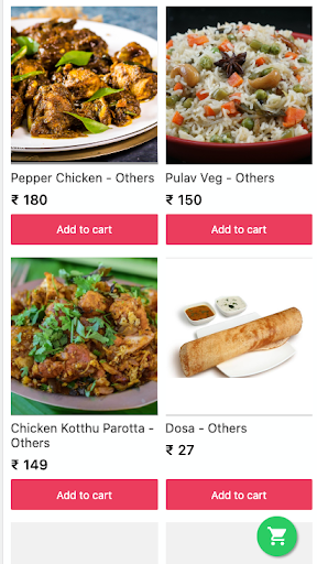 Android application Ivar Eats screenshort