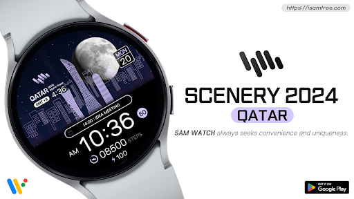 Android application SamWatch Scenery 2024 Qatar screenshort