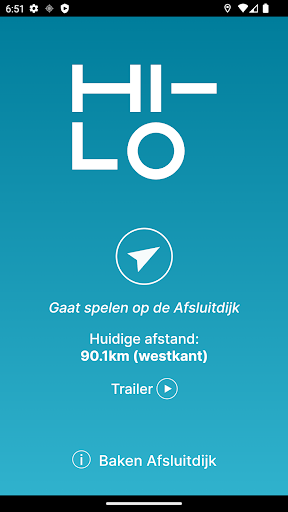 Android application Baken Afsluitdijk (Hi-Lo) screenshort