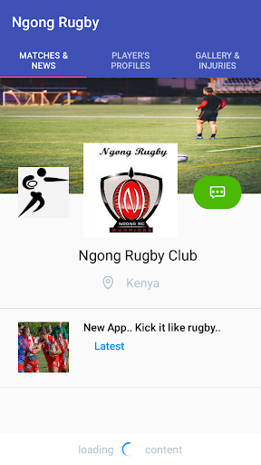 Android application Kenyarugby-Ngong screenshort