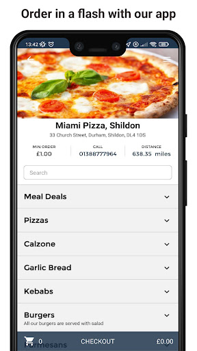 Miami Pizza, Shildon Screen 2