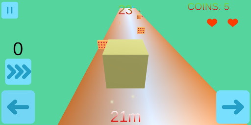 Android application Cube Endless Runner screenshort