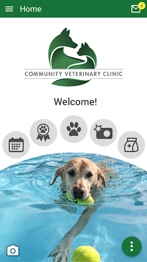 Android application Community Vet Clinic MKE screenshort