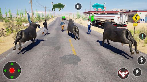 Angry Bull Attack Survival 3D Screen 2