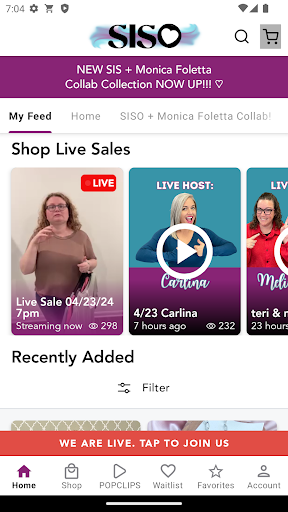 Anteprima dell'app