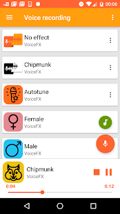 VoiceFX - Stimmenverzerrer mit Screenshot